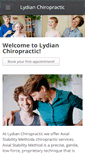 Mobile Screenshot of lydianchiropractic.com